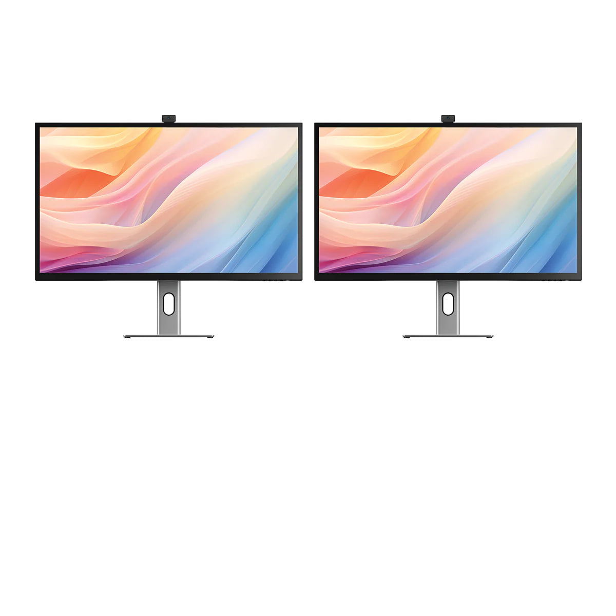 Clarity Max Pro 32" UHD 4K Monitor with USB-C Power Delivery and Webcam  (Pack of 2)