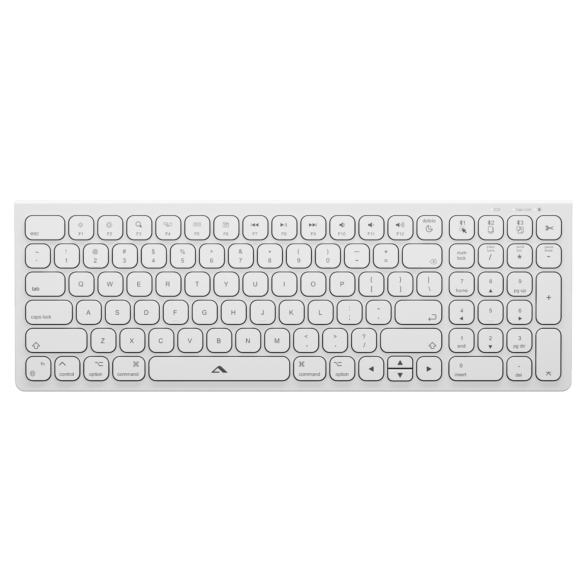 Echelon Compact USB-C Rechargeable Wireless Keyboard for macOS