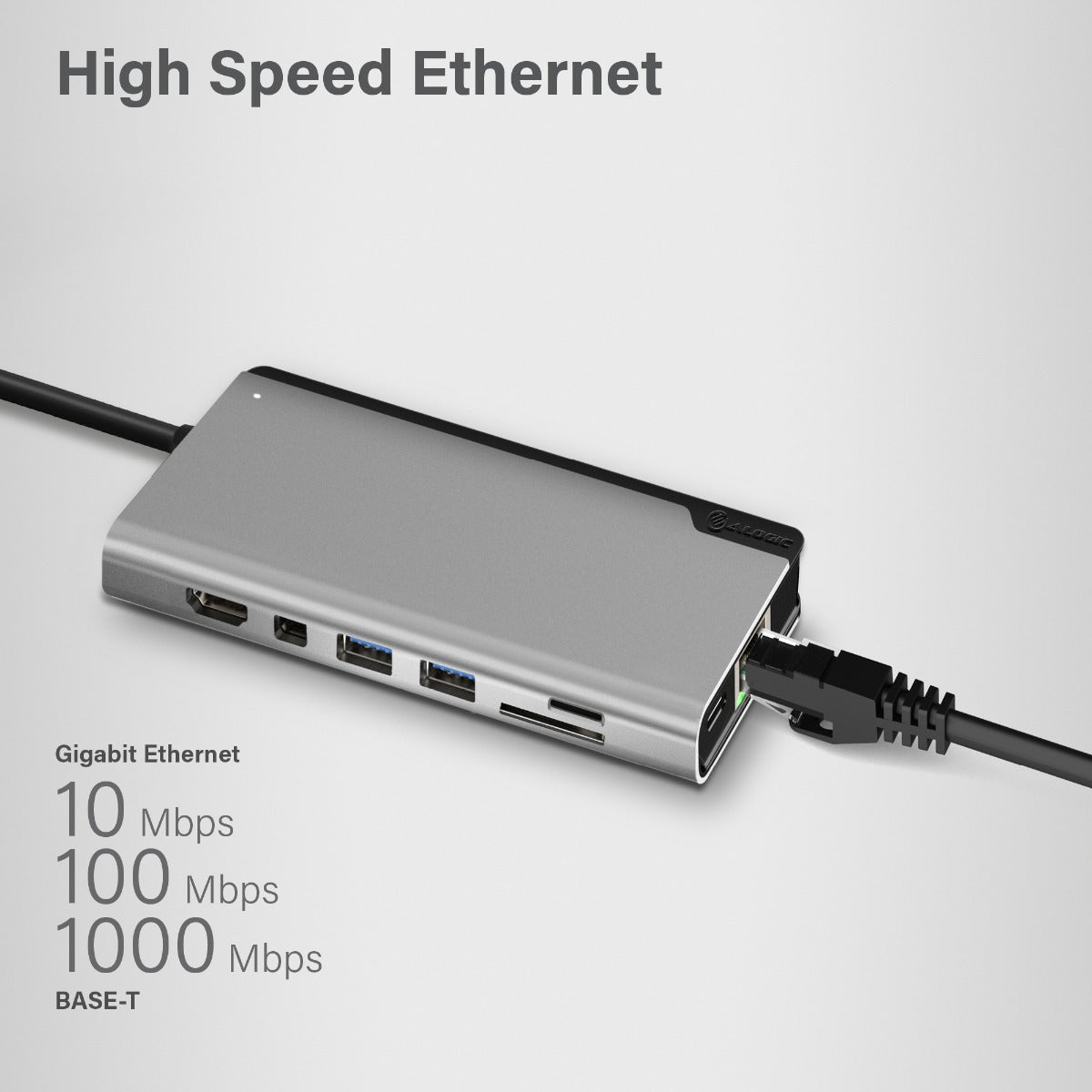 Elements Pro USB 2.0 USB-C to USB-C Cable 1m Black "“ 5A/ 480Mbps