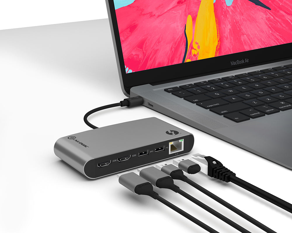 ThunderBolt 3 Dual HDMI PORTABLE Docking Station with 4K