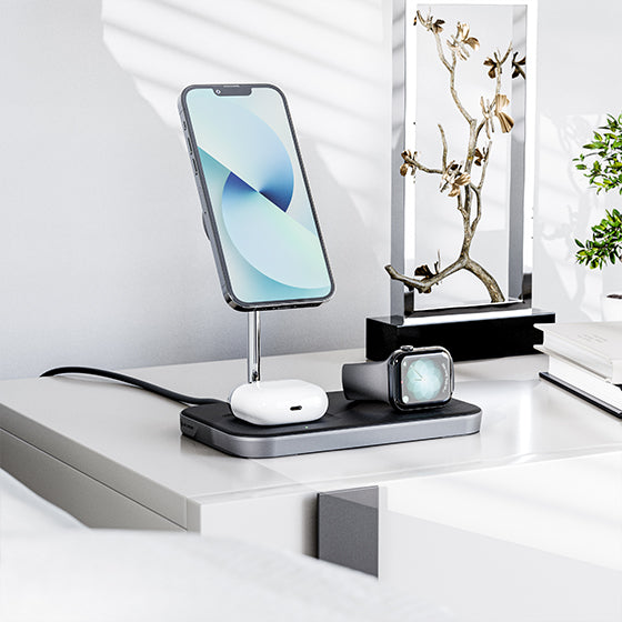 MagSpeed 3-in-1 Wireless 15W Charging Station