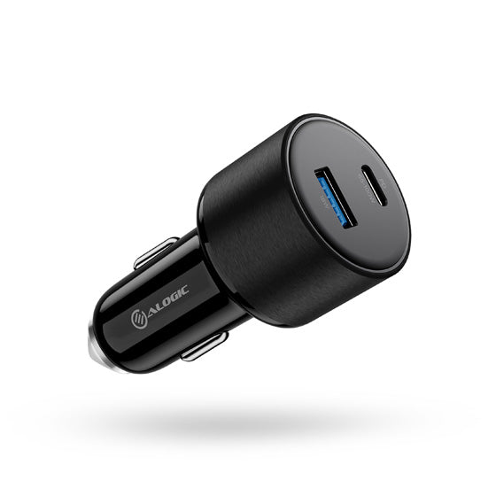 ALOGIC Rapid Power 100W Car Charger with 1 X USB-C Port & 1 X USB-A Port