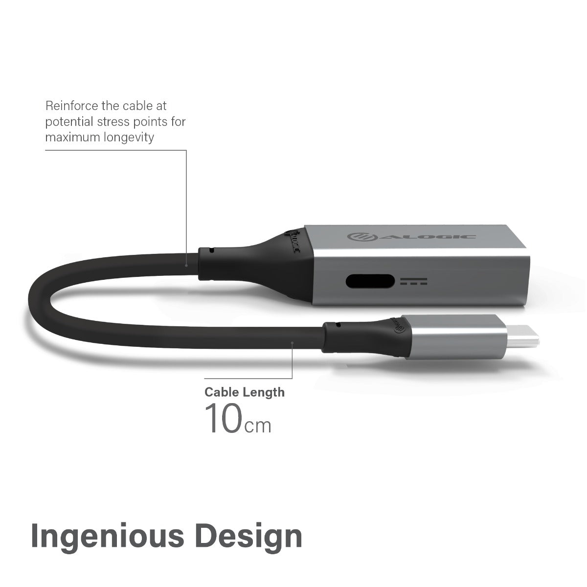 10cm USB-C (Male) to 3.5mm Audio (Female) & USB-C (Female) Charging Combo Adapter - Ultra Series