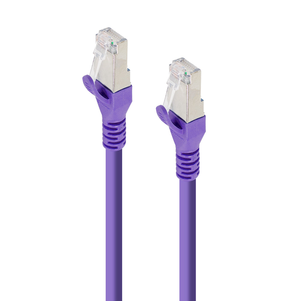 Purple Shielded CAT6A LSZH Network Cable