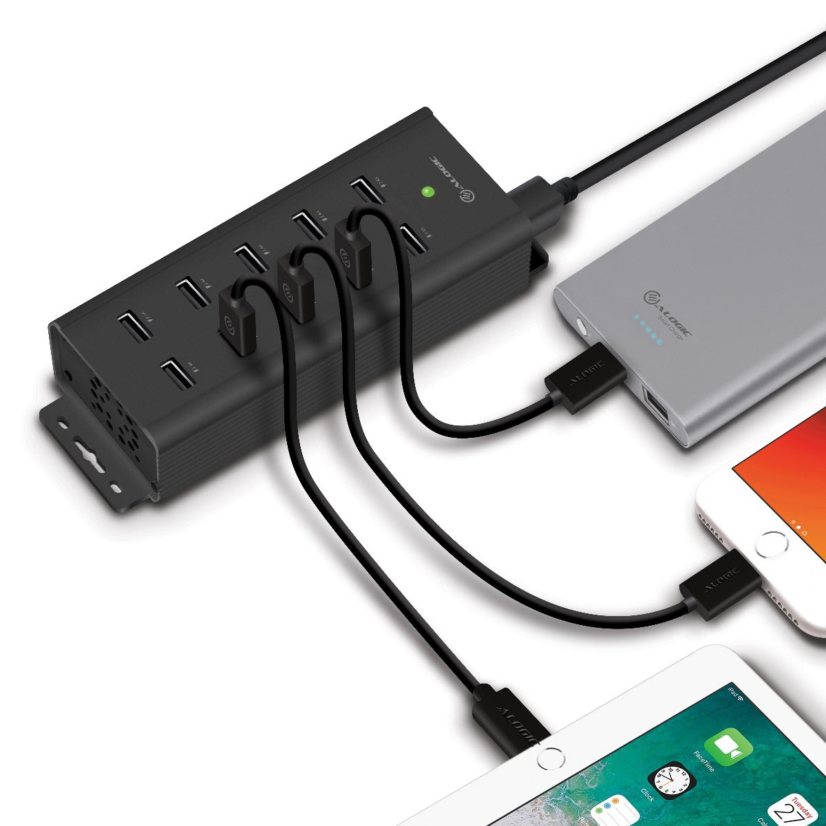 10 Port USB Charger with Smart Charge - Prime Series