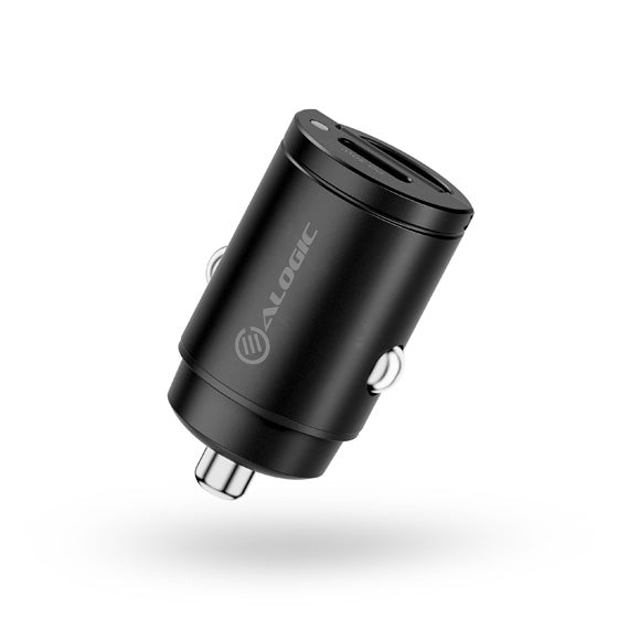 ALOGIC Rapid Power 30W Mini Car Charger 2xUSB-C