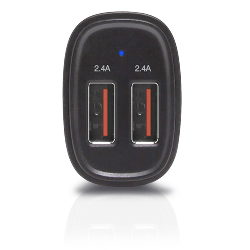 2 Port USB-A Car Charger 5V/4.8A