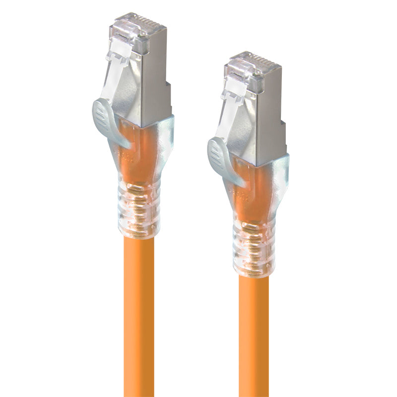 Orange Shielded CAT6A LSZH Network Cable