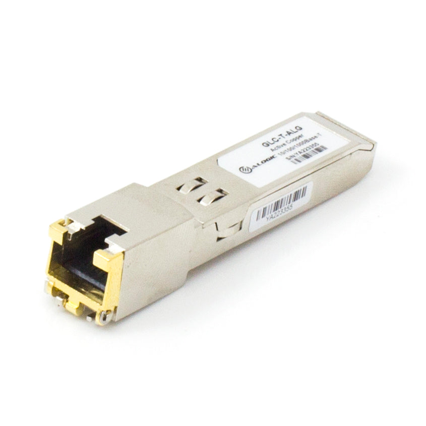 CiscoÂ® GLC-T Compatible 1000Base-T Copper SFP (mini-GBIC) Transceiver Module - RJ45 to 100m