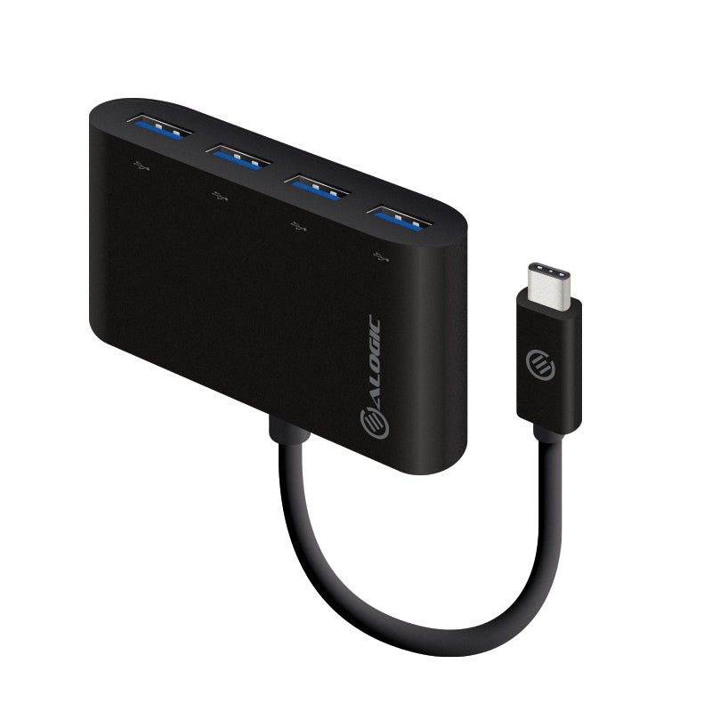 USB Type C SuperSpeed 4 Port Type A Hub