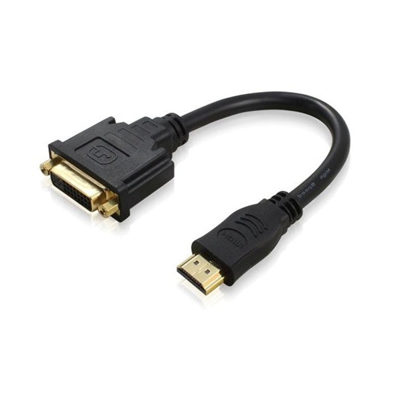 15cm HDMI (M) to DVI-D (F) Adapter Cable - Male to Female