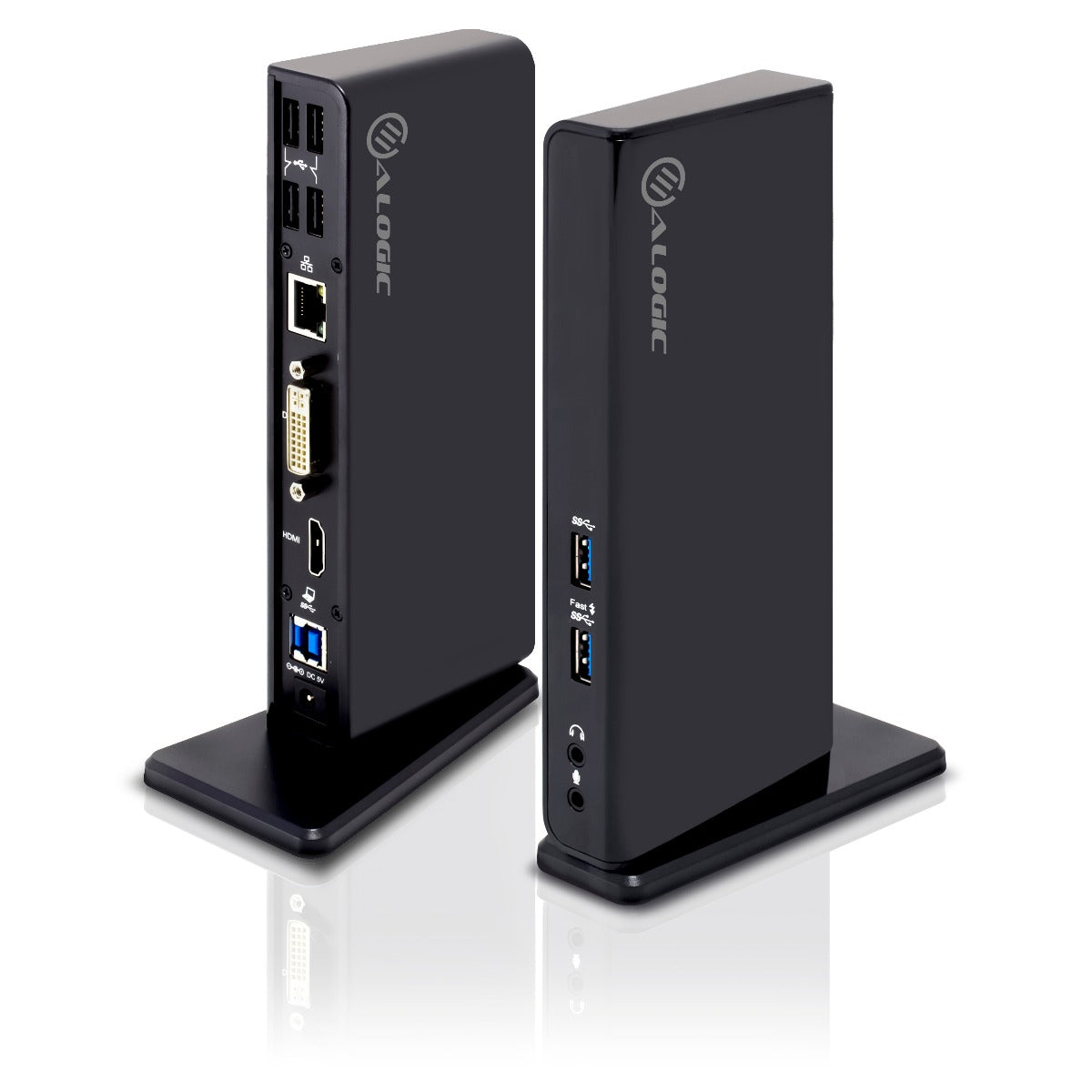 USB3.0 Universal Dual Display Docking Station