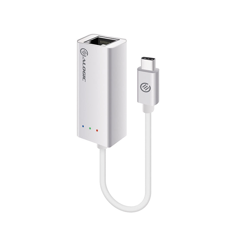 USB-C to Gigabit Ethernet Adapter - Aluminium - Prime Series