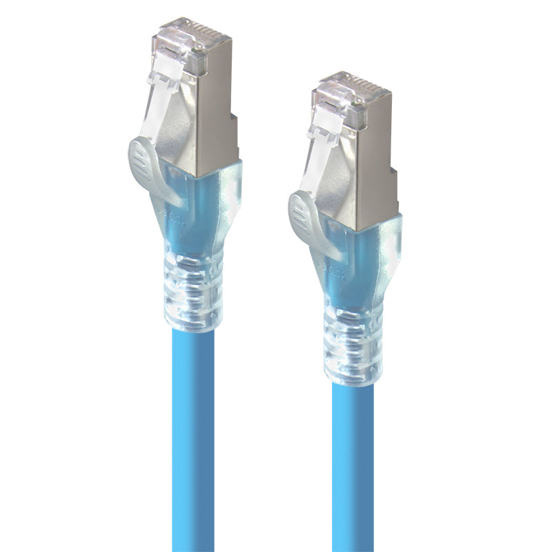 Blue Shielded CAT6A LSZH Network Cable