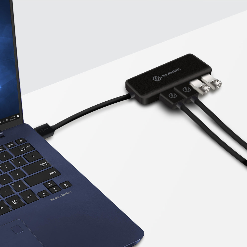 Ultra Slim 4-Port Super Speed USB 3.0 Hub