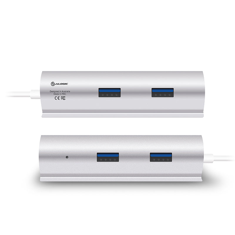 USB-C to SuperSpeed 4 Port USB 3.0 TWIST Hub - Prime Series