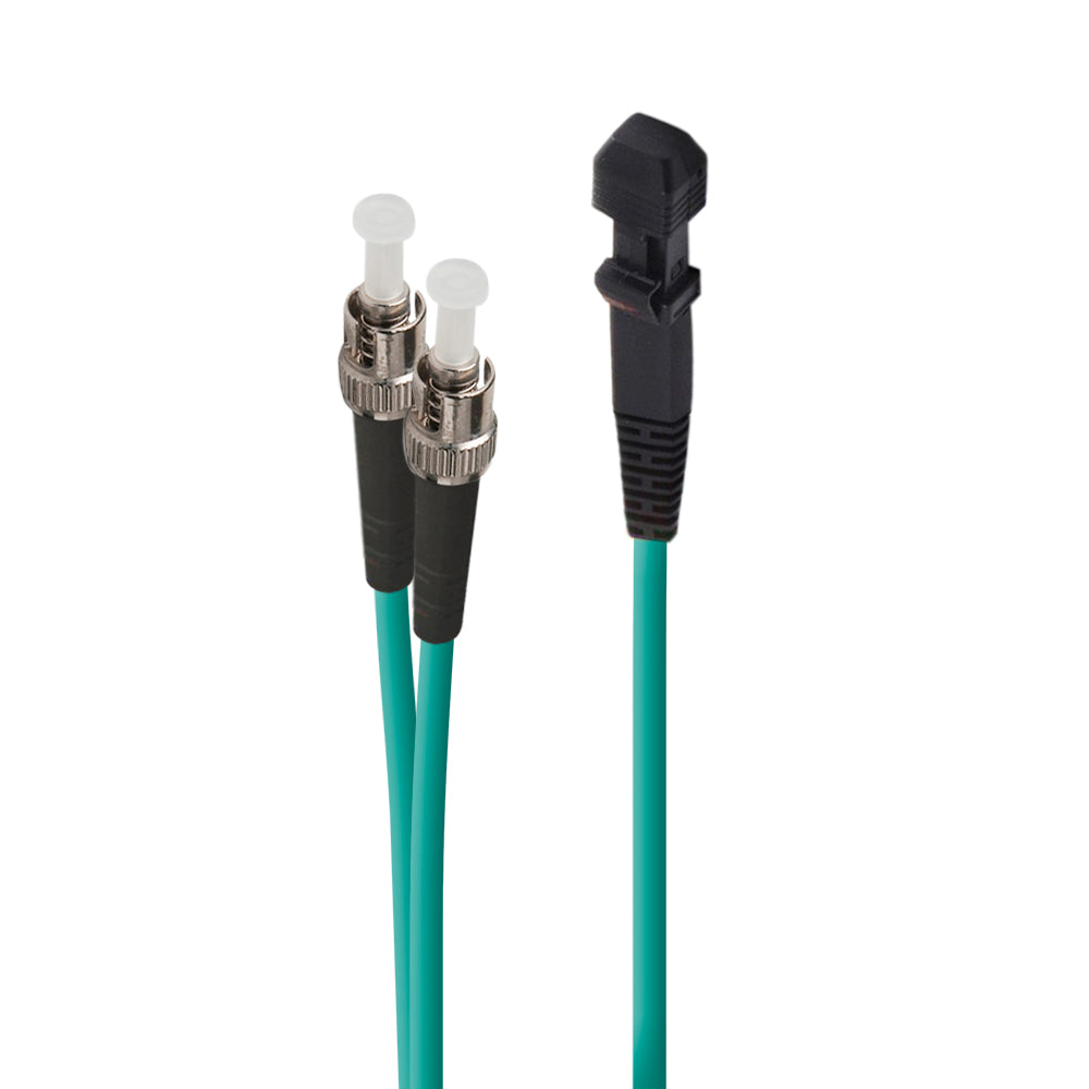 MTRJ-ST 40G/100G Multi Mode Duplex LSZH Fibre Cable 50/125 OM4