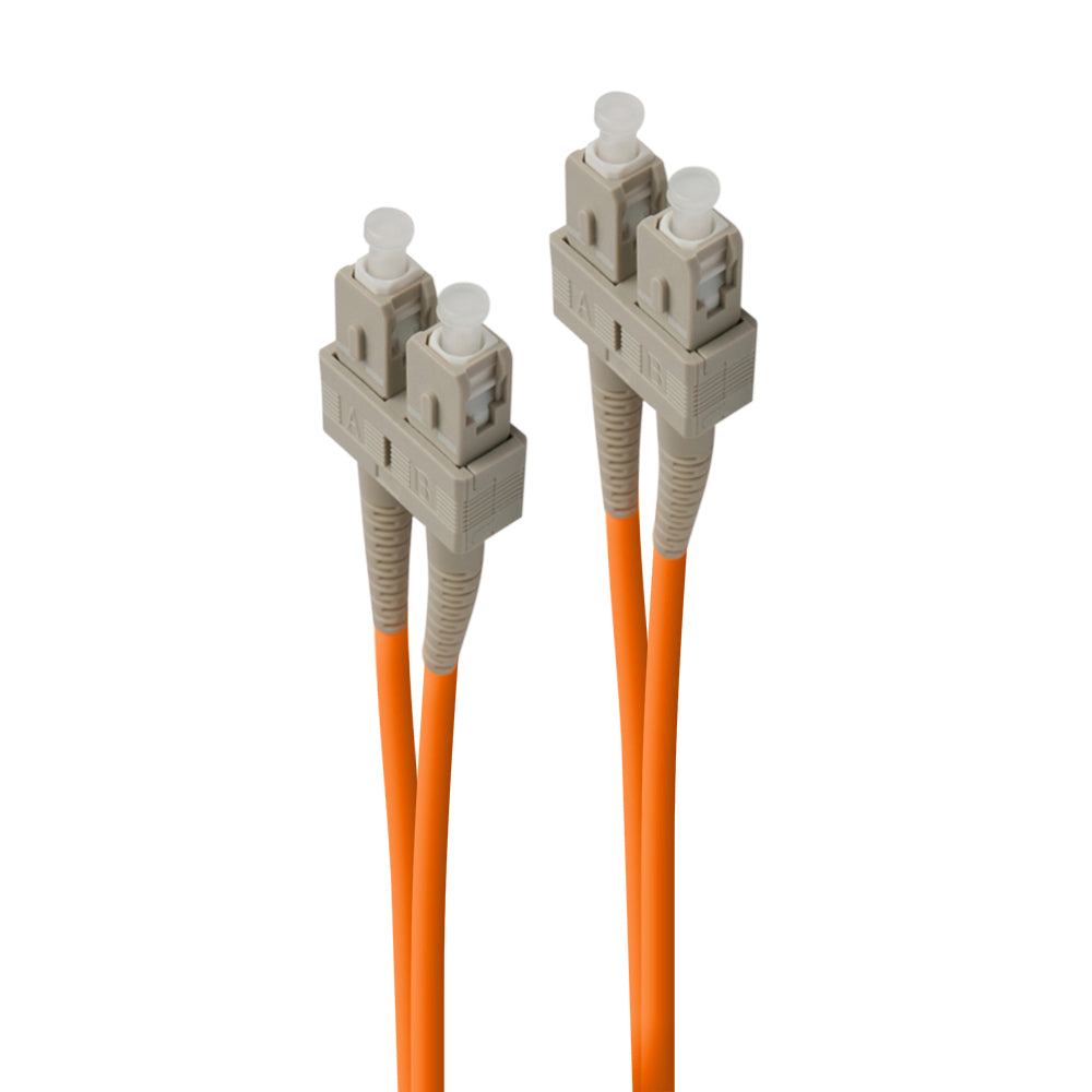 SC-SC Multi Mode Duplex LSZH Fibre Cable 62.5/125 OM1