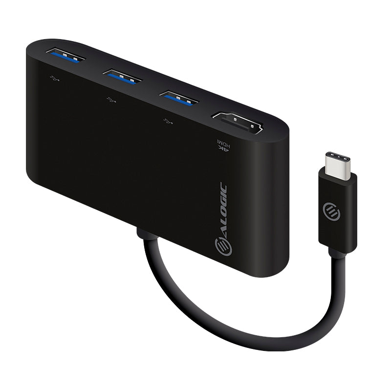 USB-C Adapter with HDMI/3 Port USB 3.0 Hub - 4K