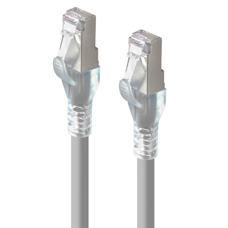 Grey Shielded CAT6A LSZH Network Cable