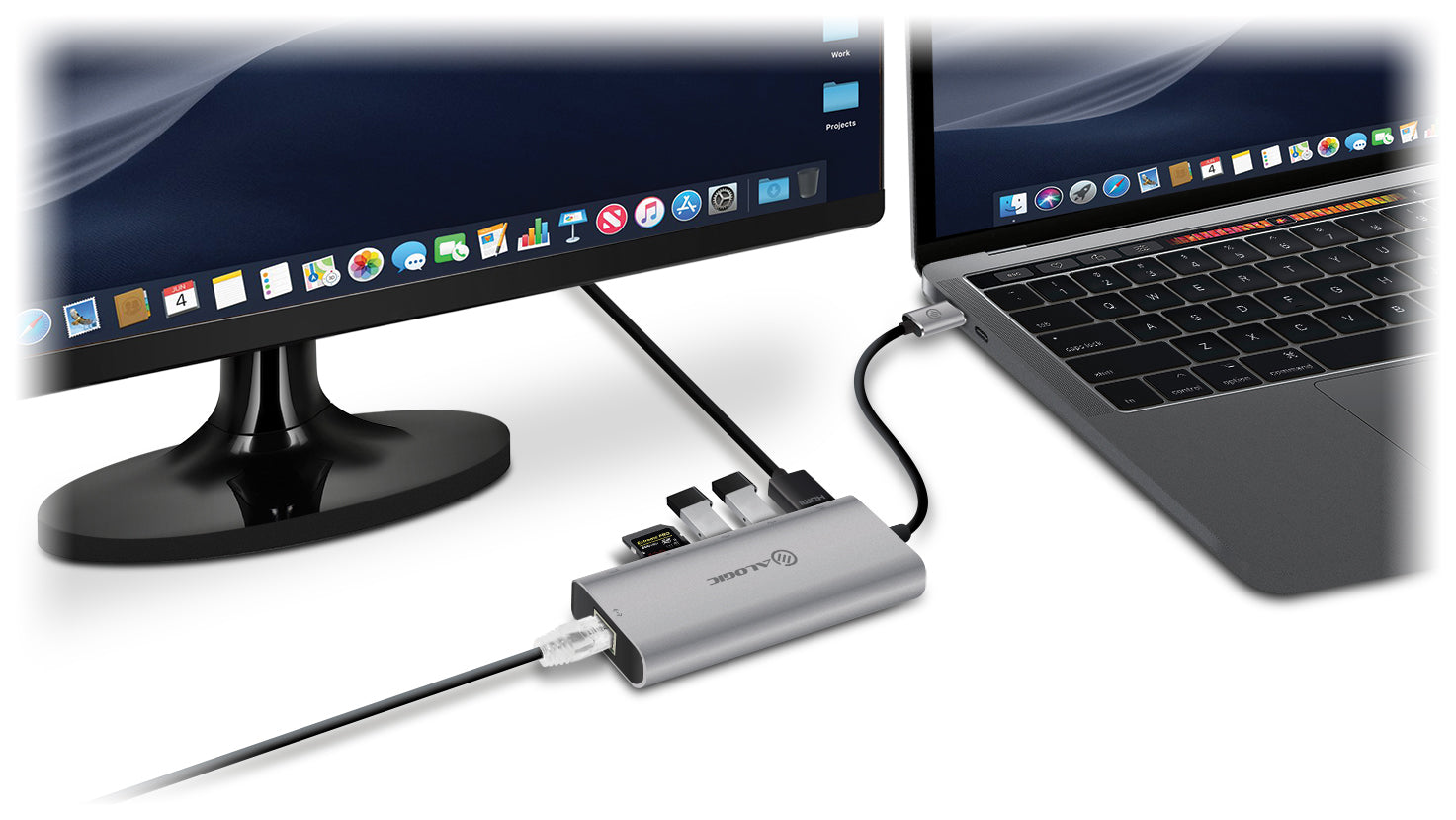 ALOGIC USB-C Portable Docking Station with Power Delivery - Prime Series