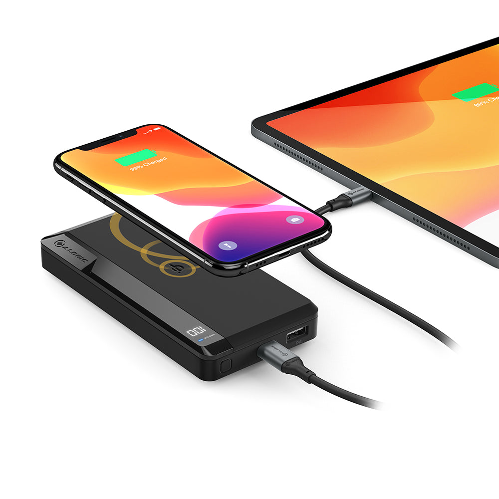 USB-C Power Bank Ultimate 10000mAh - Fast Charging and Wireless Charging