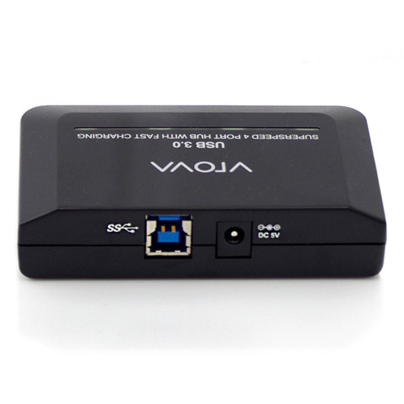 USB 3.0 SuperSpeed 4 Ports Hub with Fast Charging USB Port