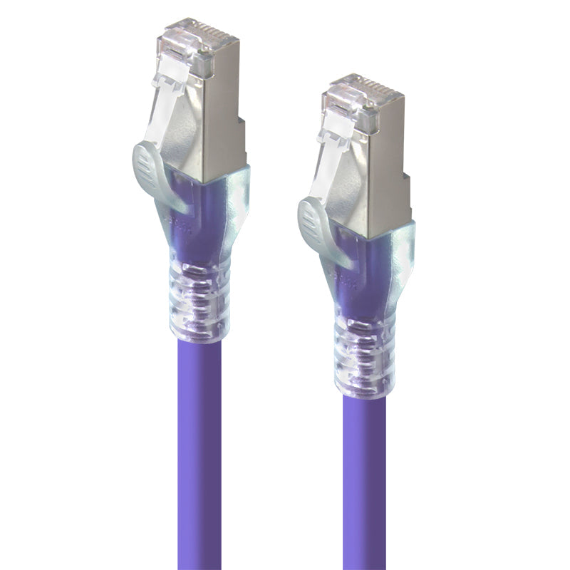 Purple Shielded CAT6A LSZH Network Cable