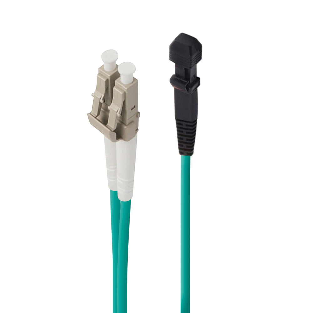 MTRJ-LC 40G/100G Multi Mode Duplex LSZH Fibre Cable 50/125 OM4