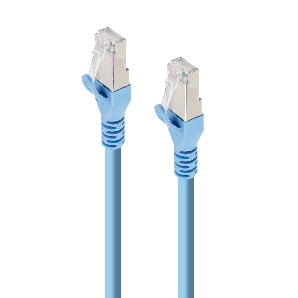 Blue Shielded CAT6A LSZH Network Cable