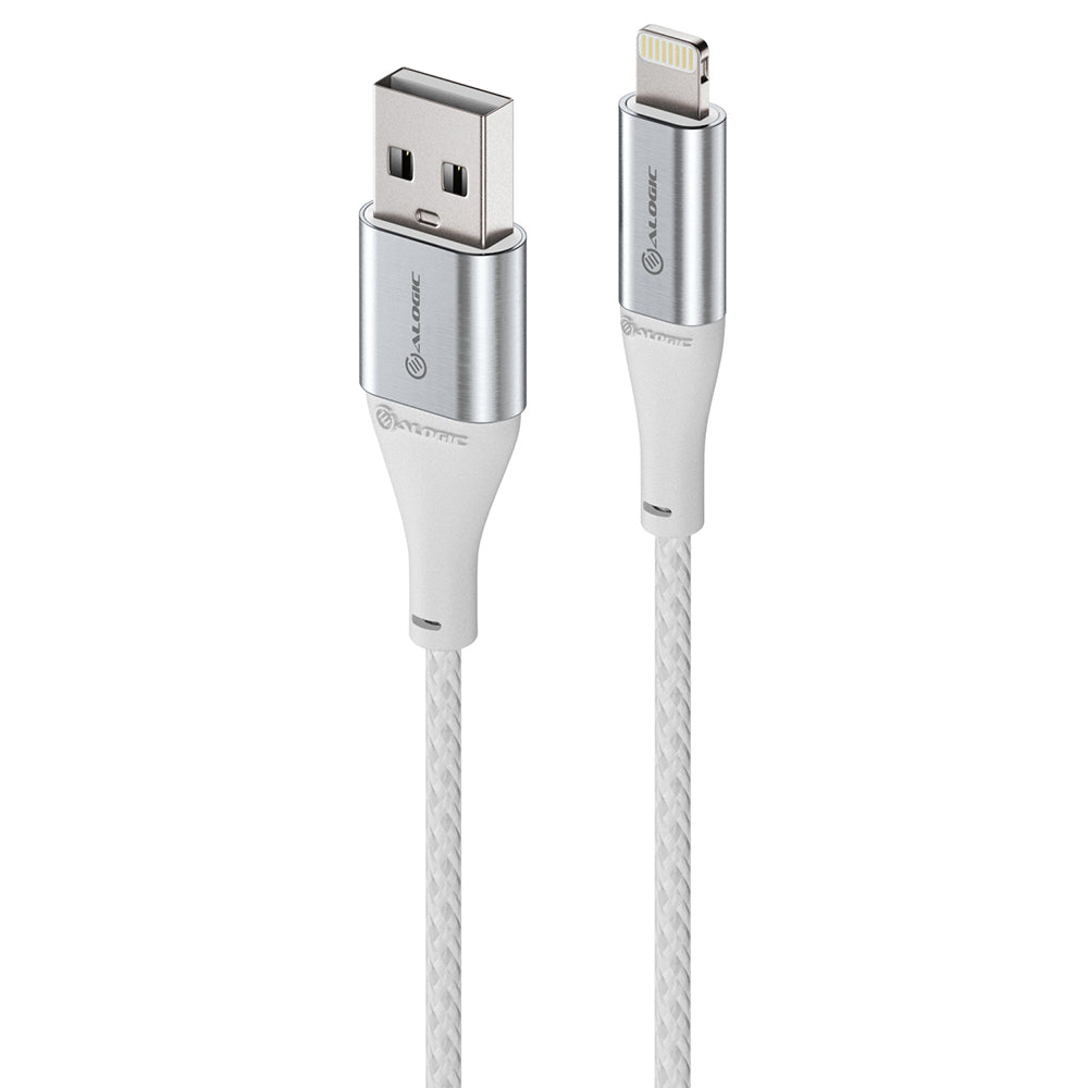 SUPER Ultra USB-A to Lightning Cable -Silver-1.5m