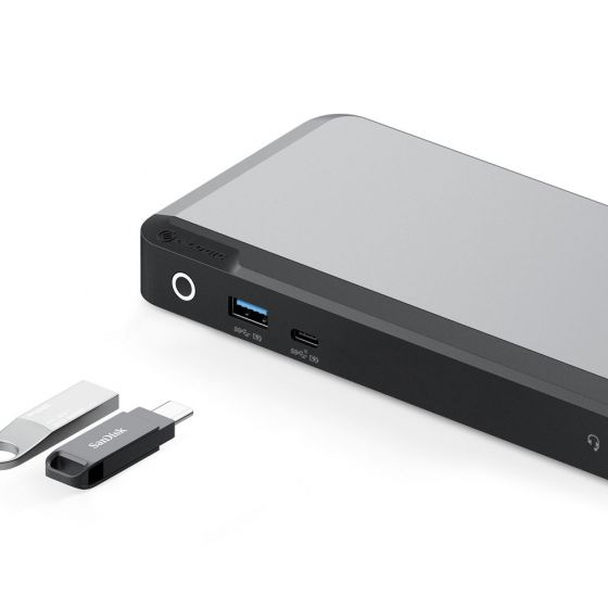 MX2 USB-C Dual Display DP Alt. Mode Docking Station - With 100W Power Delivery