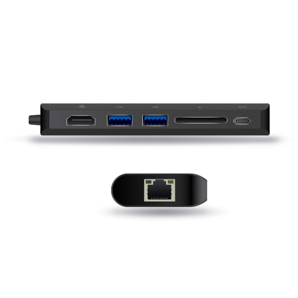 USB-C Portable Docking Station with Power Delivery - Prime Series - Black