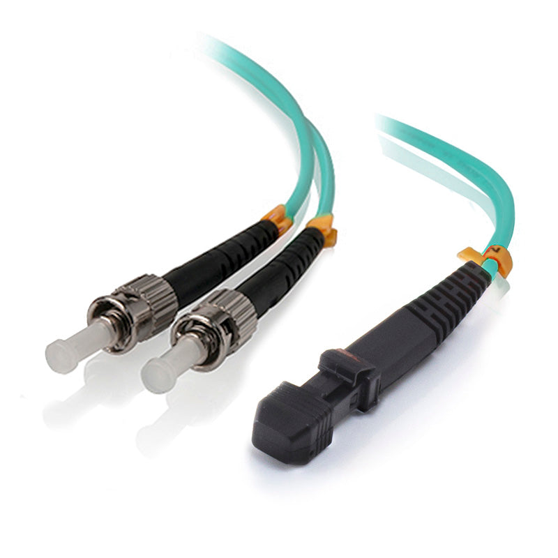 MTRJ-ST 40G/100G Multi Mode Duplex LSZH Fibre Cable 50/125 OM4