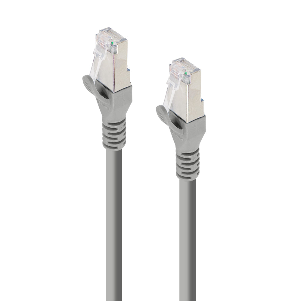 Grey Shielded CAT6A LSZH Network Cable