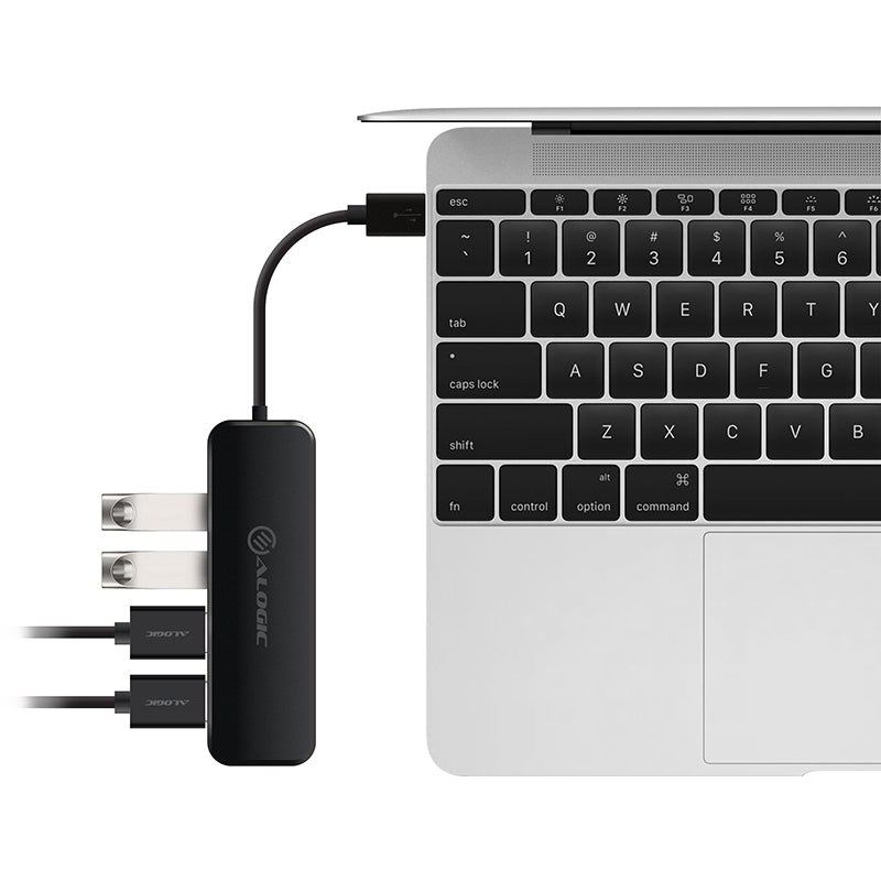 Ultra Slim 4-Port Super Speed USB 3.0 Hub