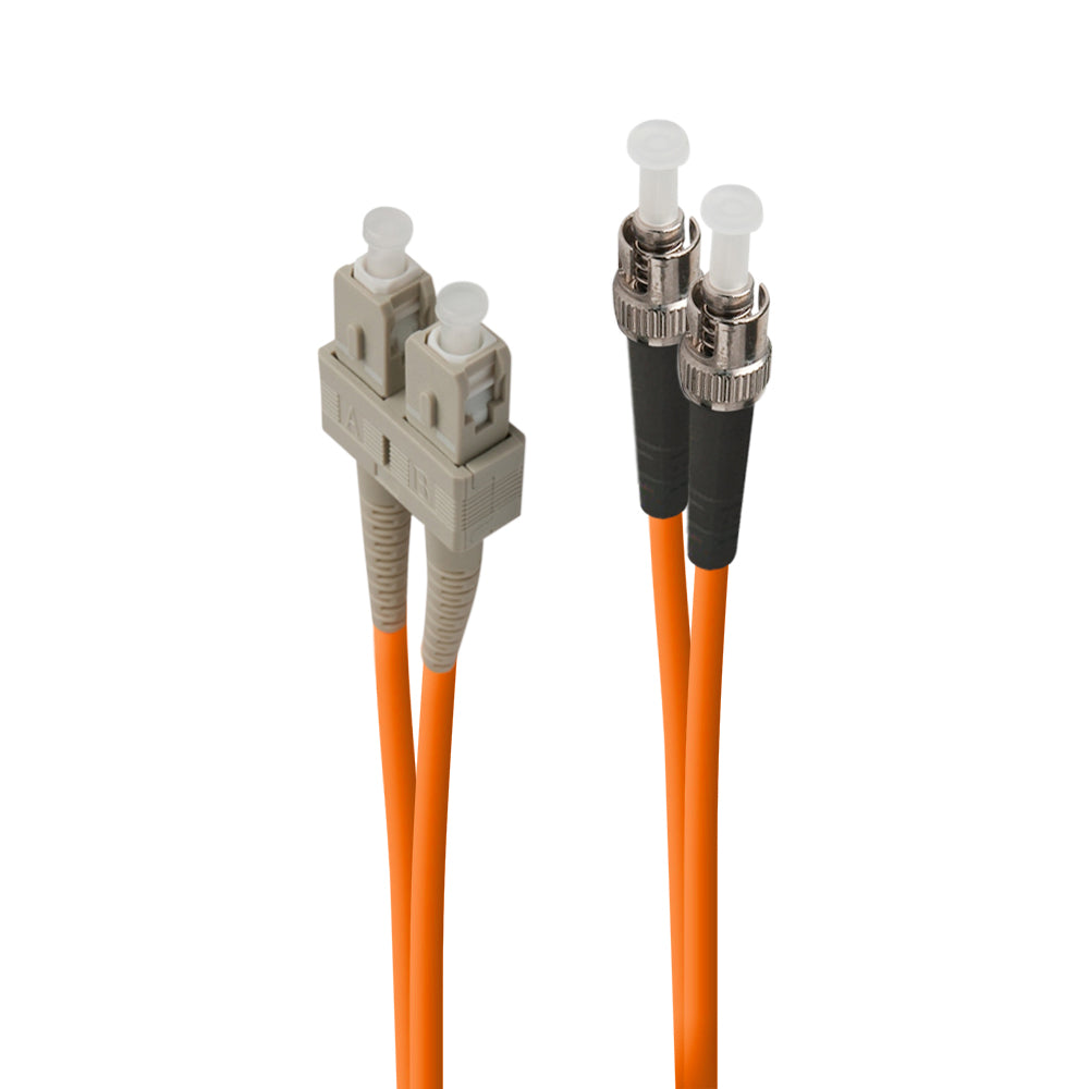 SC-ST Multi Mode Duplex LSZH Fibre Cable 62.5/125 OM1