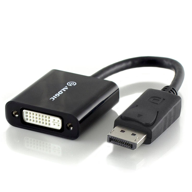 20cm DisplayPort 1.2 to DVI Adapter Male to Female with 4K Support - Active