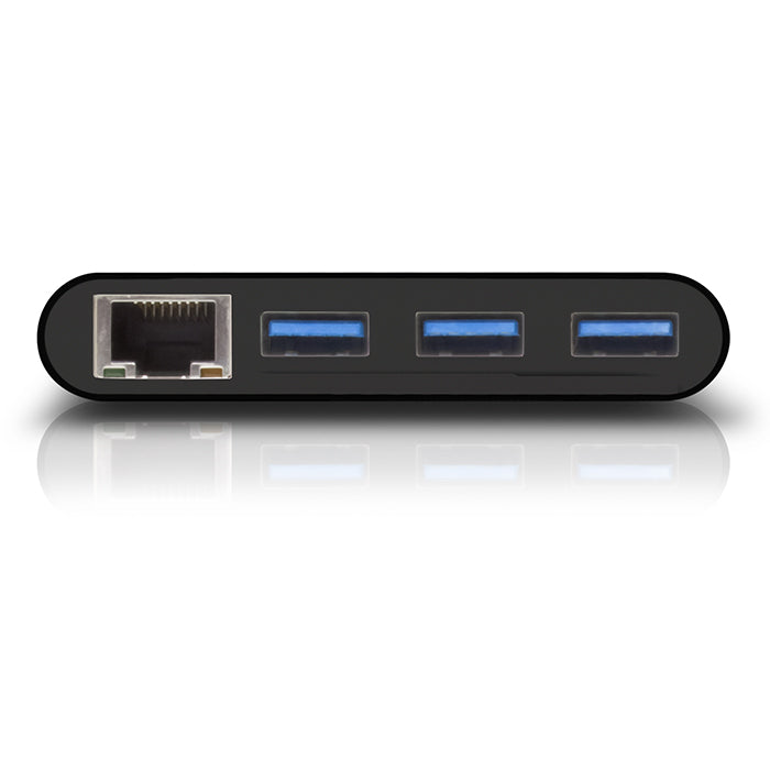 USB 3.0 SuperSpeed 3 Port Hub + Gigabit Ethernet Adapter