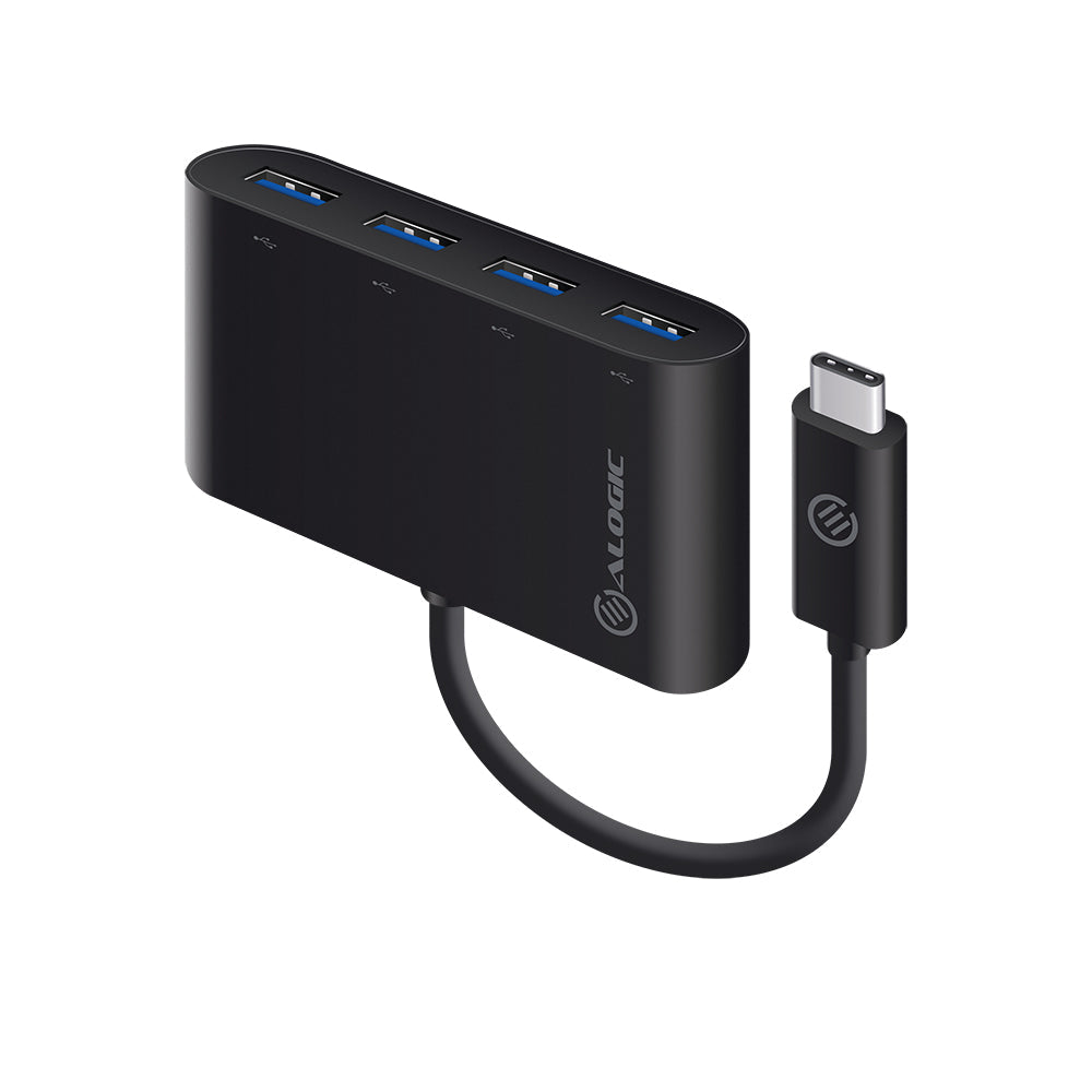 USB Type C SuperSpeed 4 Port Type A Hub