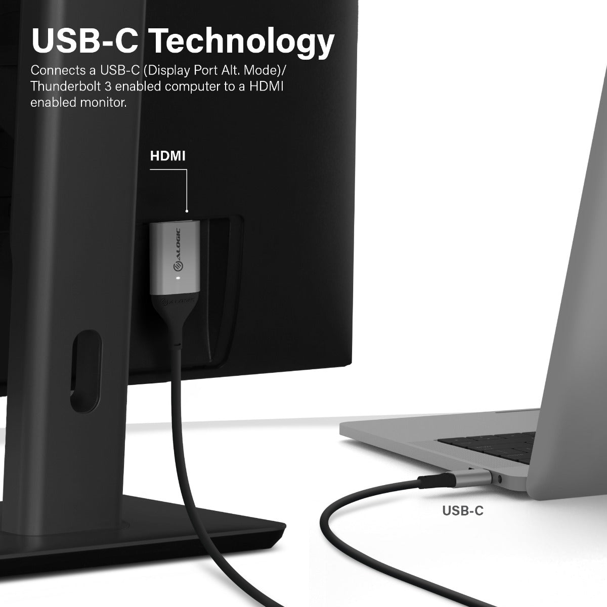 USB-C (Male) to HDMI (Male) Cable - Ultra Series - 4K 60Hz -Space Grey