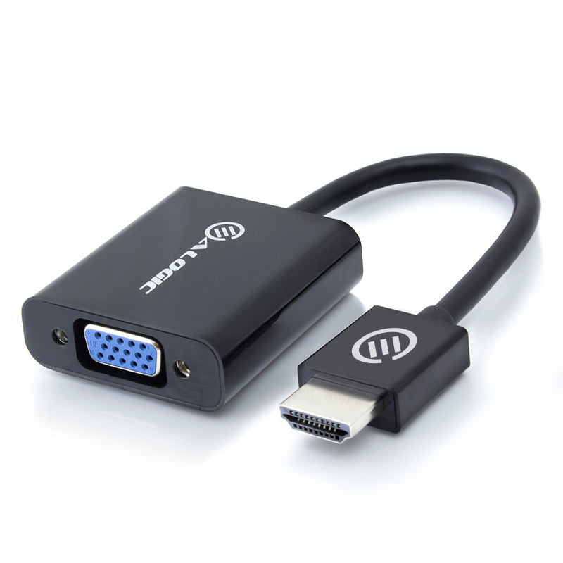 HDMI to VGA Adapter with 3.5mm Audio & USB Power - Elements Series