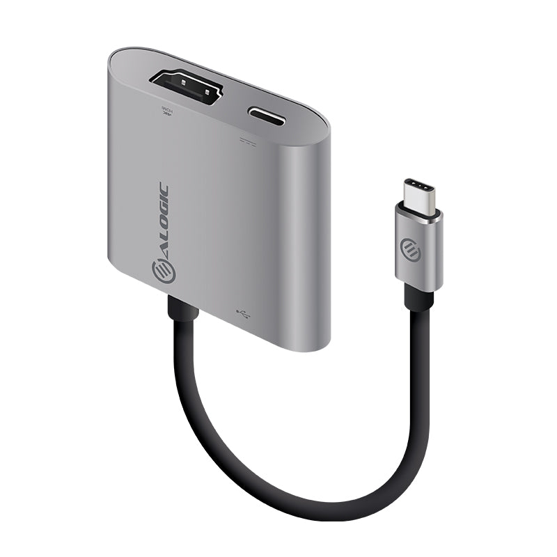 USB-C MultiPort Adapter with HDMI 4K/USB 3.0/USB-C with Power Delivery - Prime Series - Space Grey